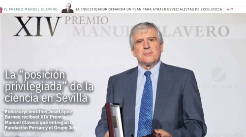 Premio Manuel Clavero a José López Barneo